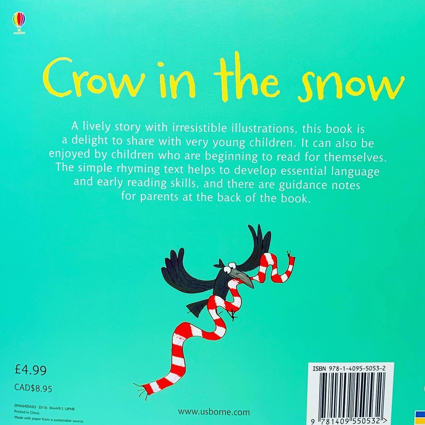 Usborne Phonics Readers: Crow in the Snow