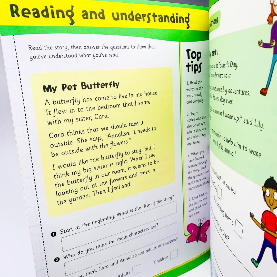 Help With Homework: Don't Panic English with Revision Poster Level 1 (Age 7+)