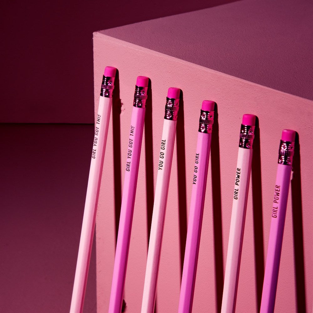 Sass & Belle - Girl Power (Set of 6 Pencils)