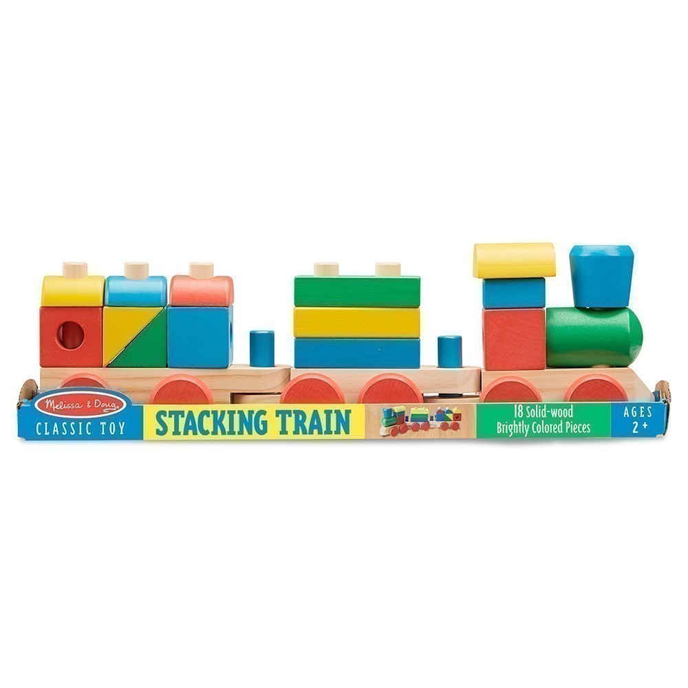 Melissa and Doug: Stacking Train Toddler Toy