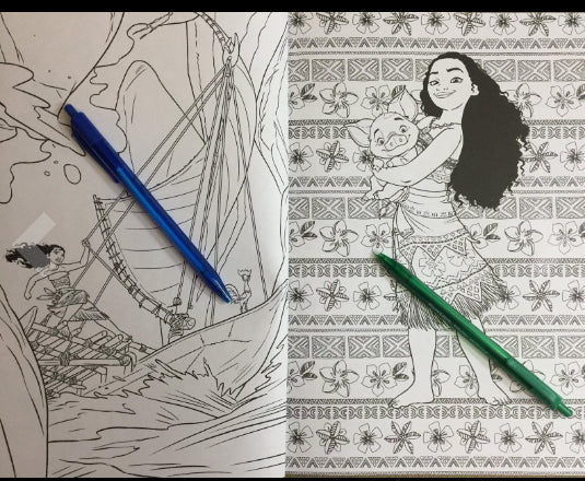 Disney's Moana: Art of Colouring