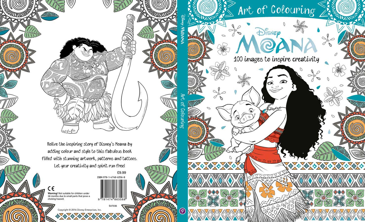 Disney's Moana: Art of Colouring