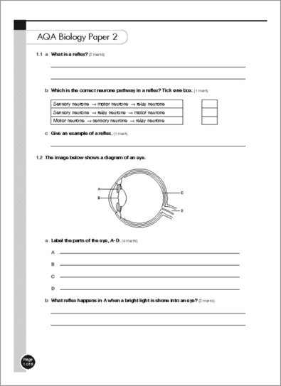 GCSE Grades 9-1: Biology AQA Exam Practice