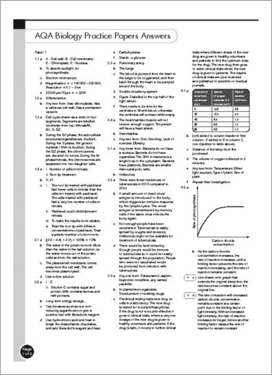 GCSE Grades 9-1: Biology AQA Revision and Exam Practice