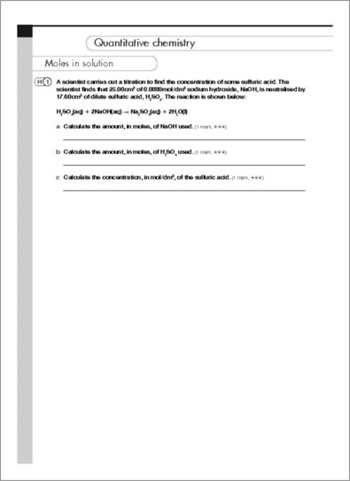 GCSE Grades 9-1: Chemistry AQA Revision and Exam Practice