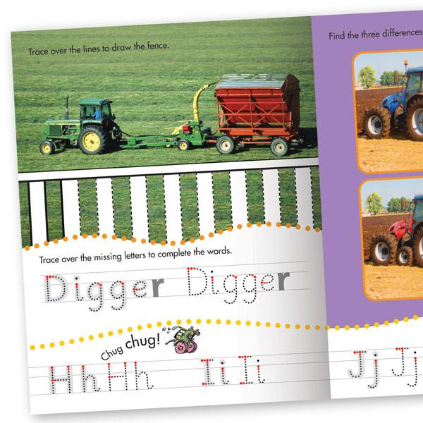 Get Set Go Writing: Tractors and Diggers