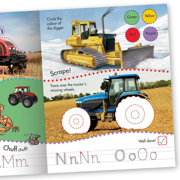 Get Set Go Writing: Tractors and Diggers