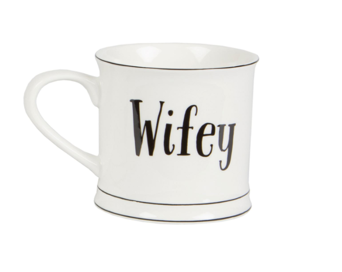 Sass & Belle - Hubby and Wifey Mugs